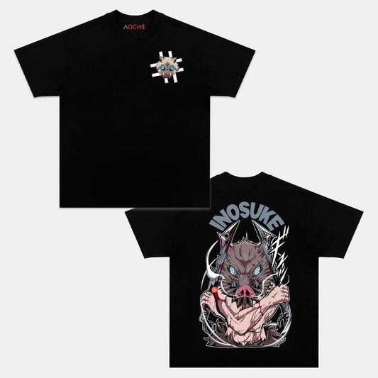HASHIBIRA INOSUKE UNISEX ANIME INSPIRED VINTAGE T-SHIRT丨DEMON SLAYER-[DS] 1.1