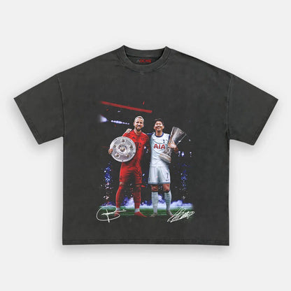 Harry Kane and Heung-min Son Tee