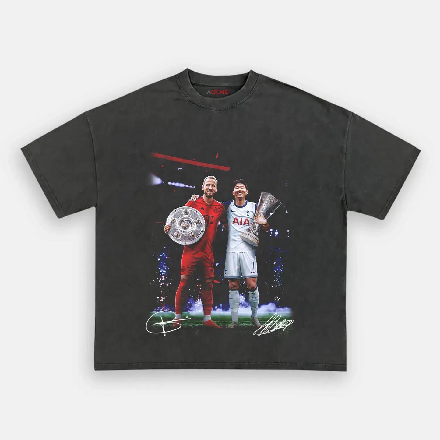 Harry Kane and Heung-min Son Tee