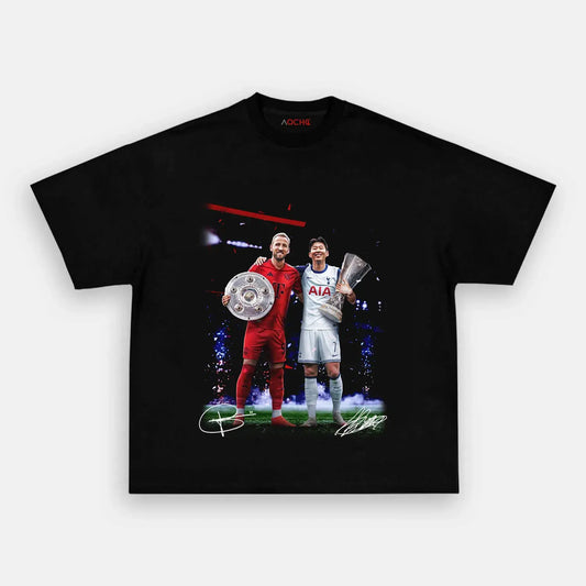 Harry Kane and Heung-min Son Tee