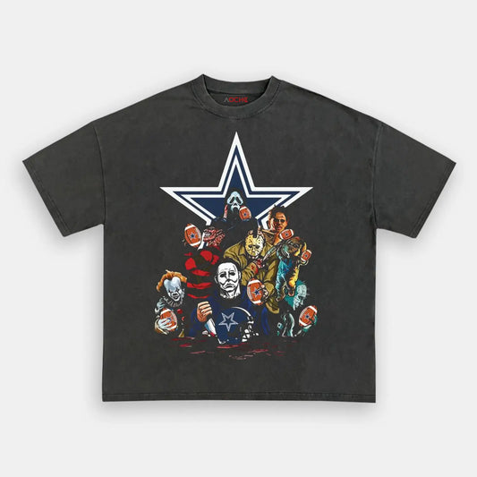 Horror Movie Fan Dallas Cowboys TEE