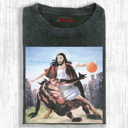 Jesus break Demon's ankle TEE