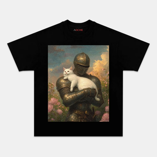 KNIGHT AND CAT TEE