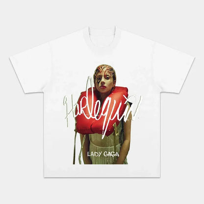 LADY GAGA & HARLEQUIN TEE