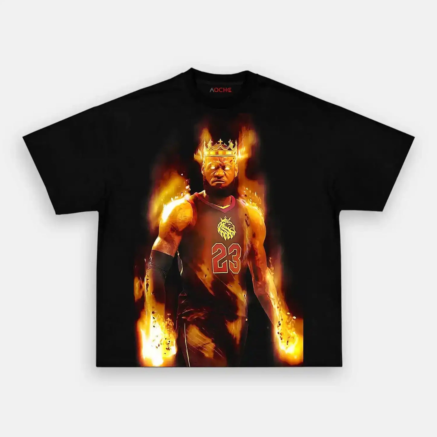 LeBron James in fire Wear