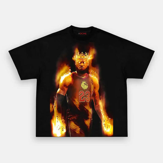 LeBron James in fire Wear
