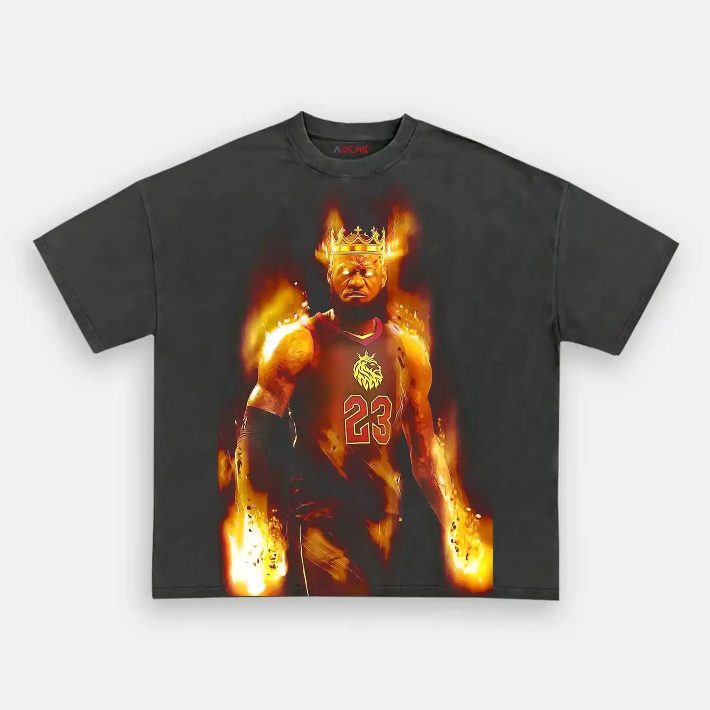 LeBron James in fire Wear