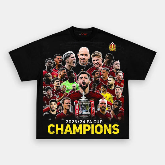 MAN UTD FA CUP CHAMPIONS TEE