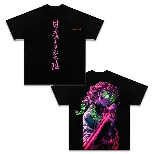 MITSURI KANROJI UNISEX ANIME INSPIRED VINTAGE TEE丨DEMON SLAYER-[DS]