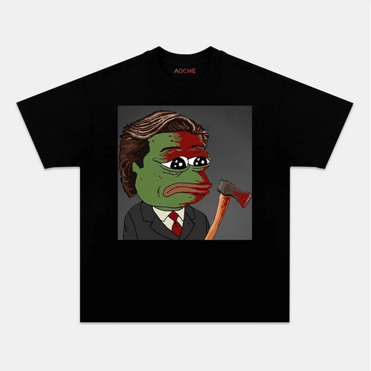PEPE THE FROG & PATRICK BATEMAN TEE