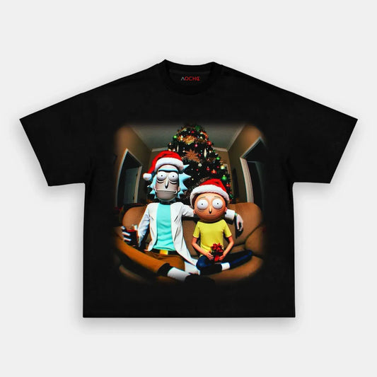 RICK & MORTY ROBIN CHRISTMAS TEE