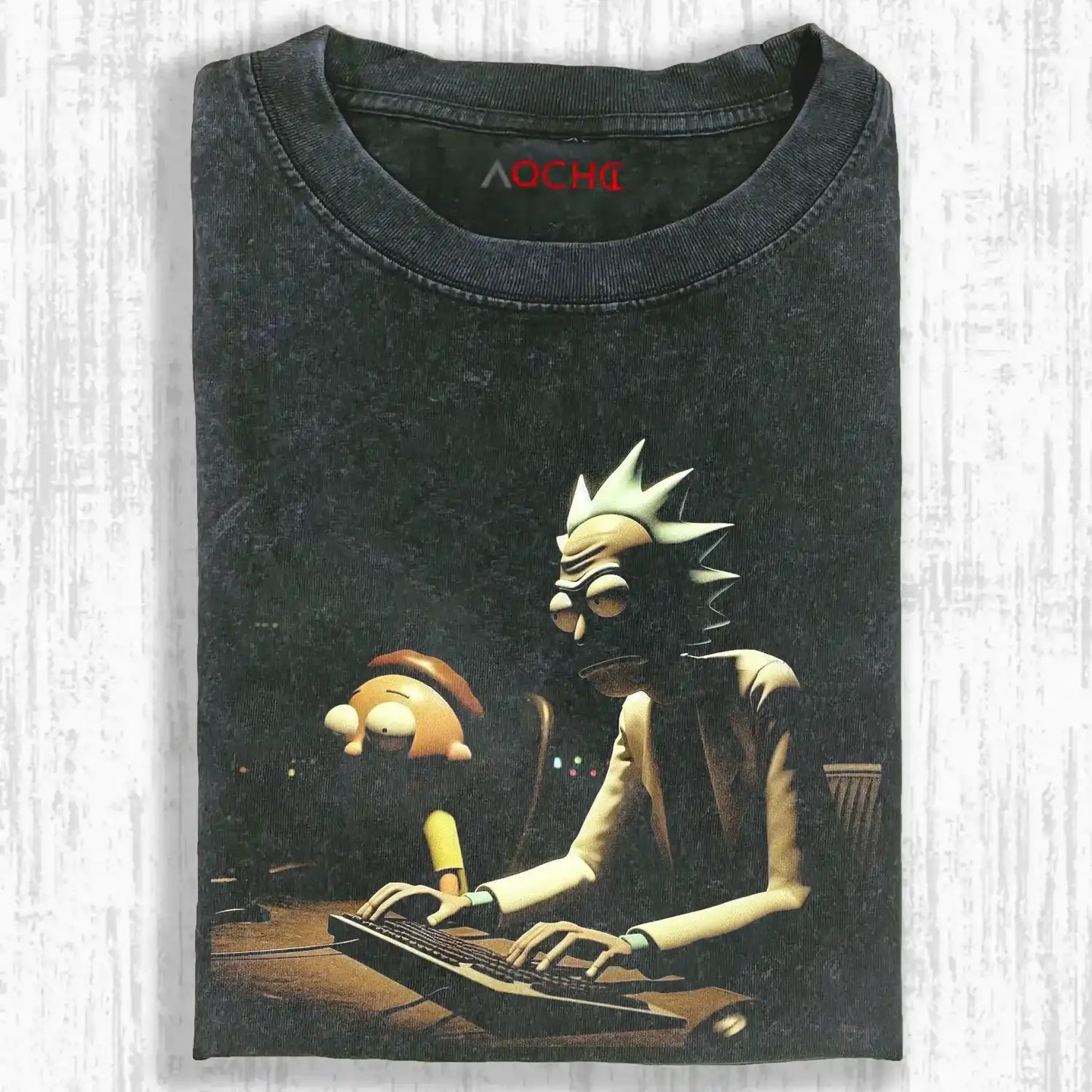 Rick and morty computer Tee