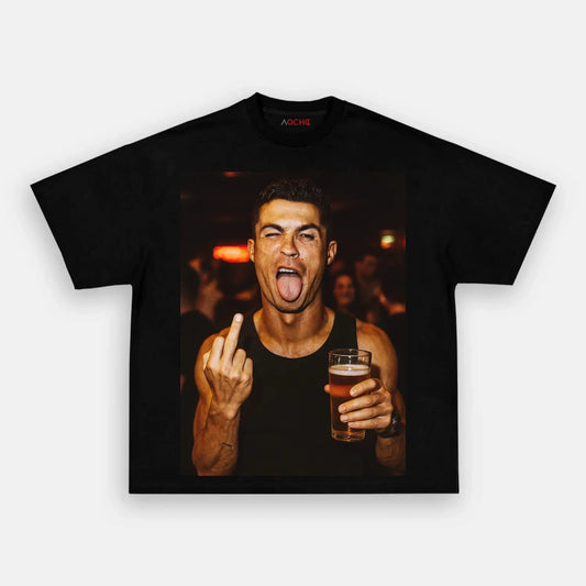 Ronaldo's Relaxing Moment Tee4