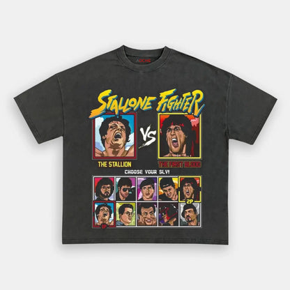 STALLONE FIGHTER TEE