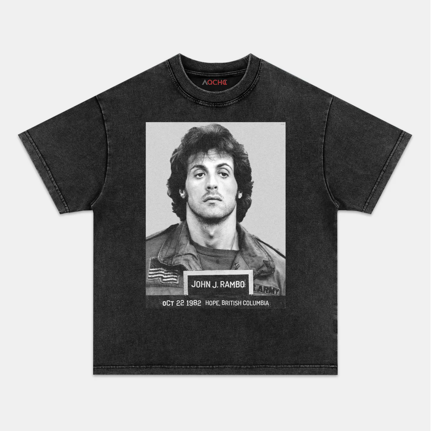 SYLVESTER STALLONE & FIRST BLOOD TEE