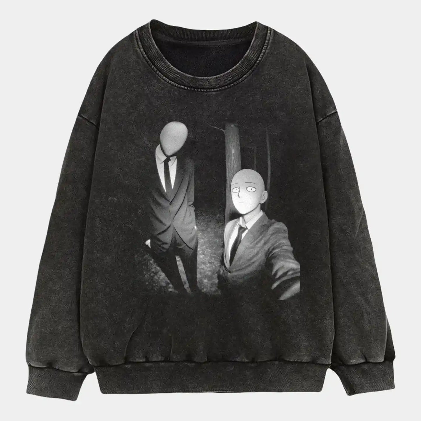 Slender Man & Saitama B&W WEAR