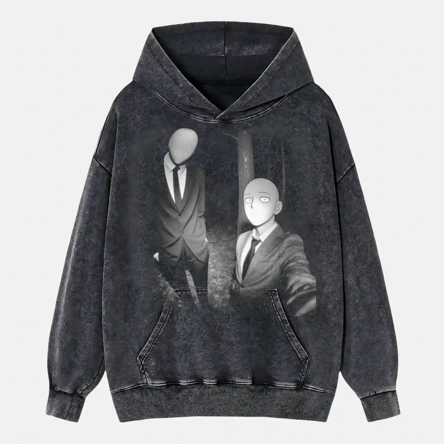 Slender Man & Saitama B&W WEAR