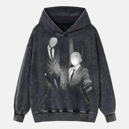 Slender Man & Saitama B&W WEAR