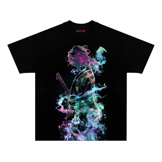 TANJIRO KAMADO UNISEX ANIME INSPIRED VINTAGE TEE丨DEMON SLAYER