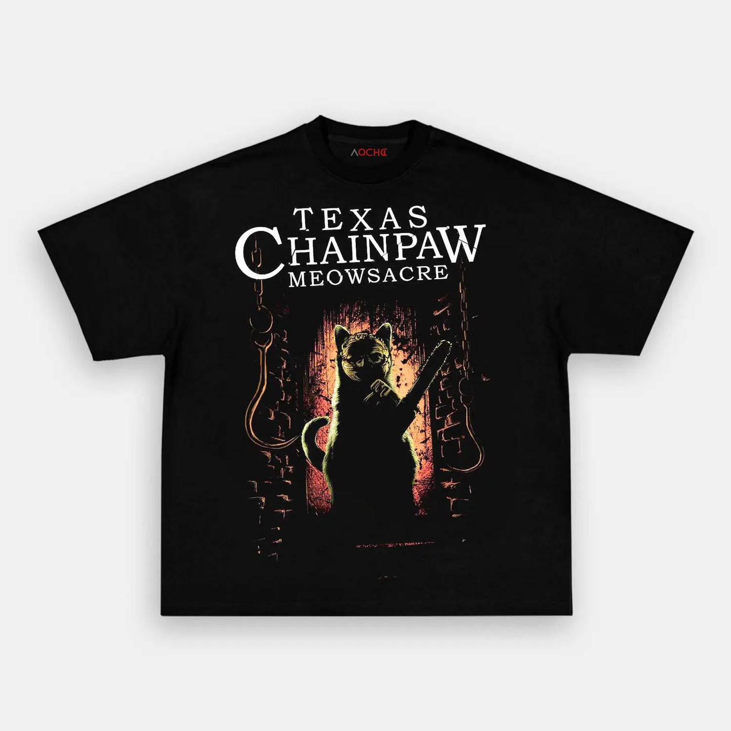 TEXAS CHAINPAW MEOWSACRE TEE