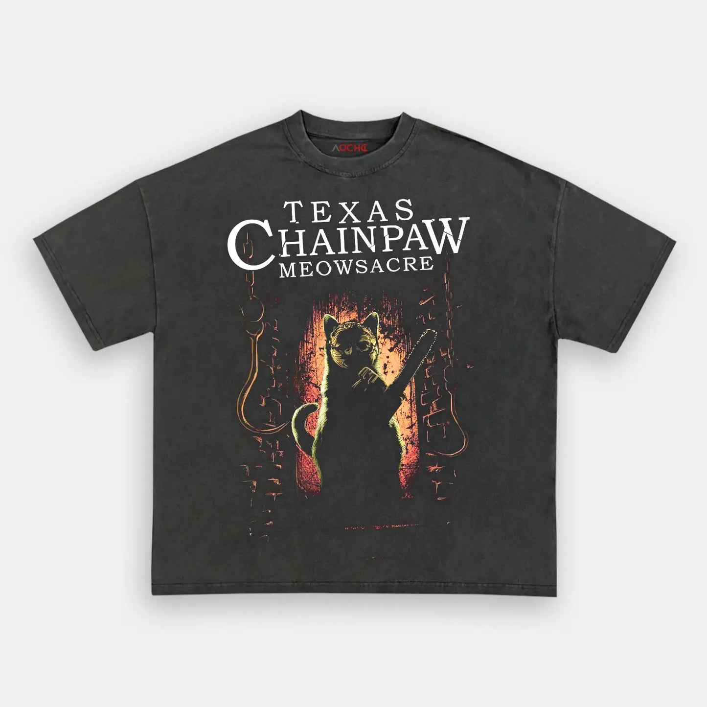 TEXAS CHAINPAW MEOWSACRE TEE