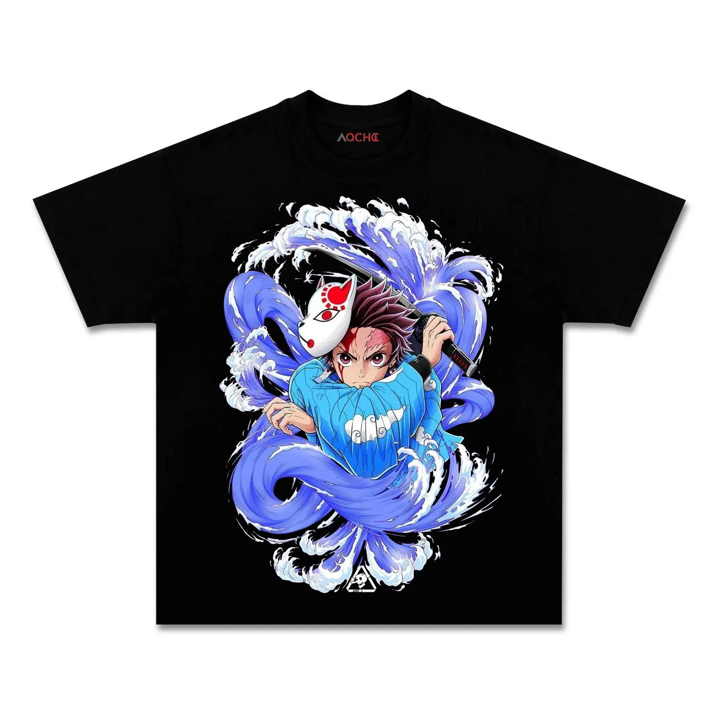 UNISEX ANIME INSPIRED VINTAGE TEE丨DEMON SLAYER-[FRONT] 1.0