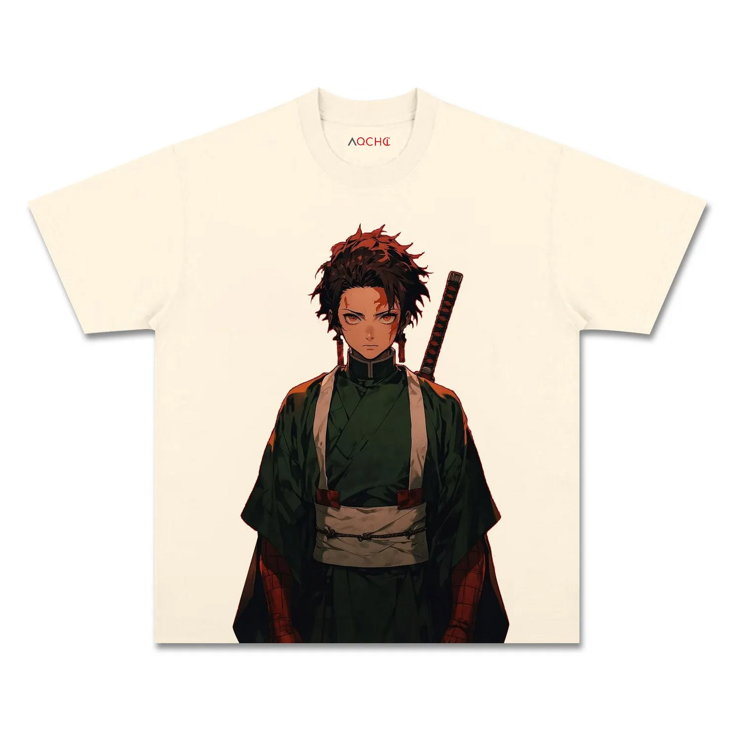 UNISEX ANIME INSPIRED VINTAGE TEE丨DEMON SLAYER-[FRONT] 1.1