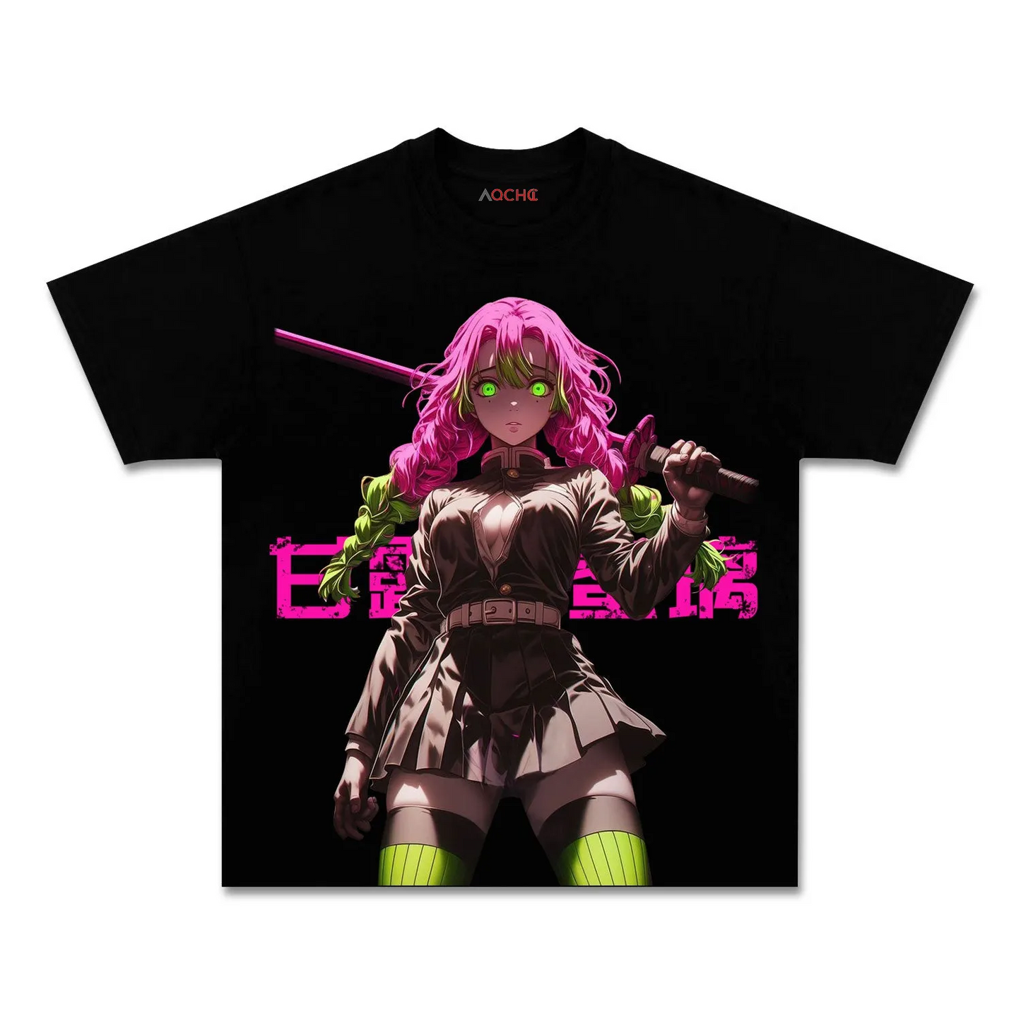 UNISEX ANIME INSPIRED VINTAGE TEE丨DEMON SLAYER-[FRONT] 1.2