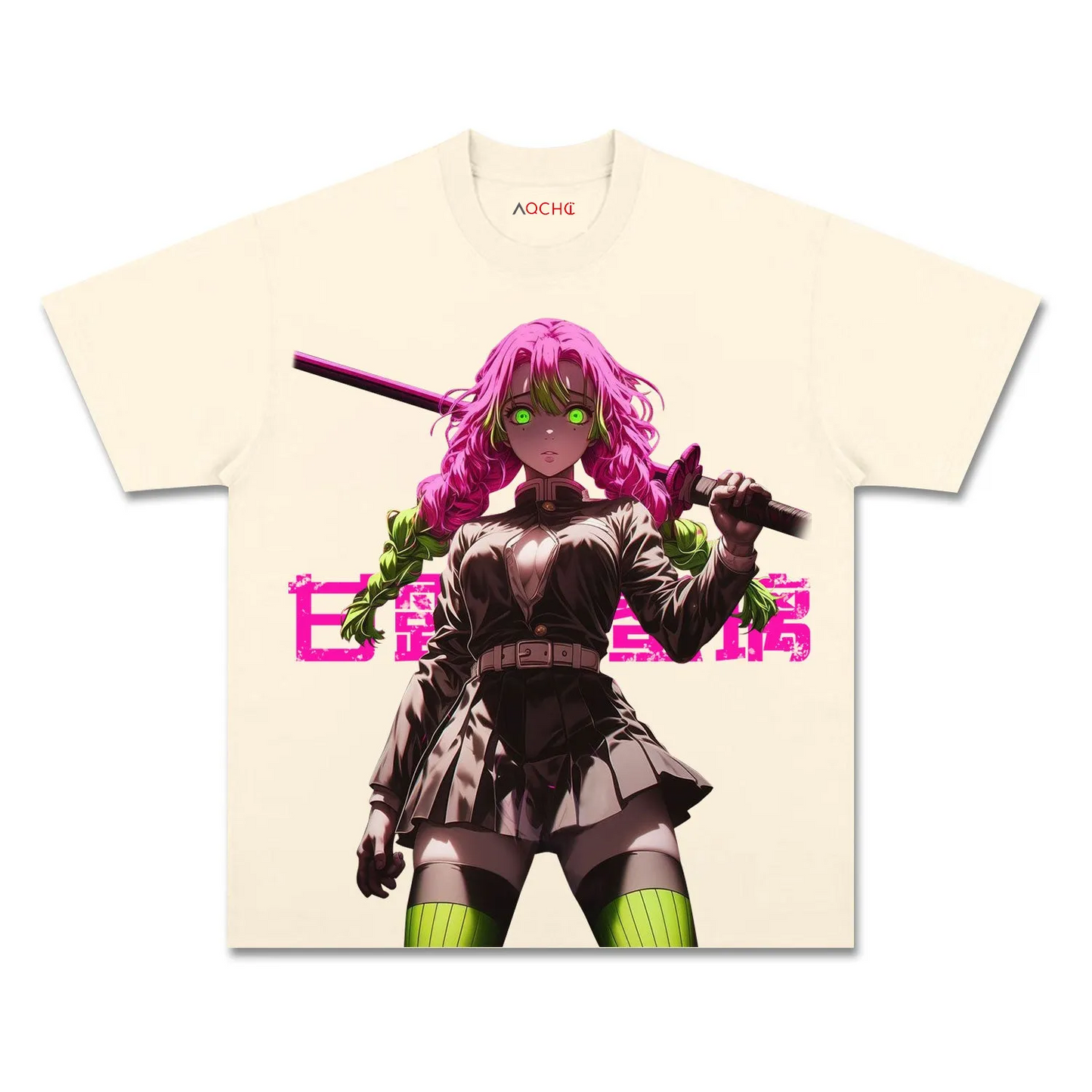 UNISEX ANIME INSPIRED VINTAGE TEE丨DEMON SLAYER-[FRONT] 1.2
