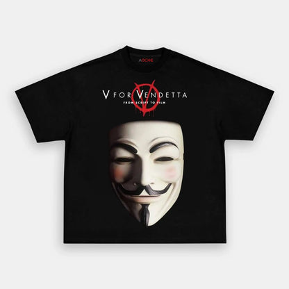 V FOR VENDETTA BIG FACE V2 TEE