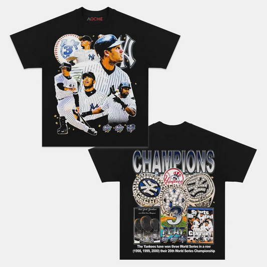 YANKEES 3 PEAT TEE 5.26