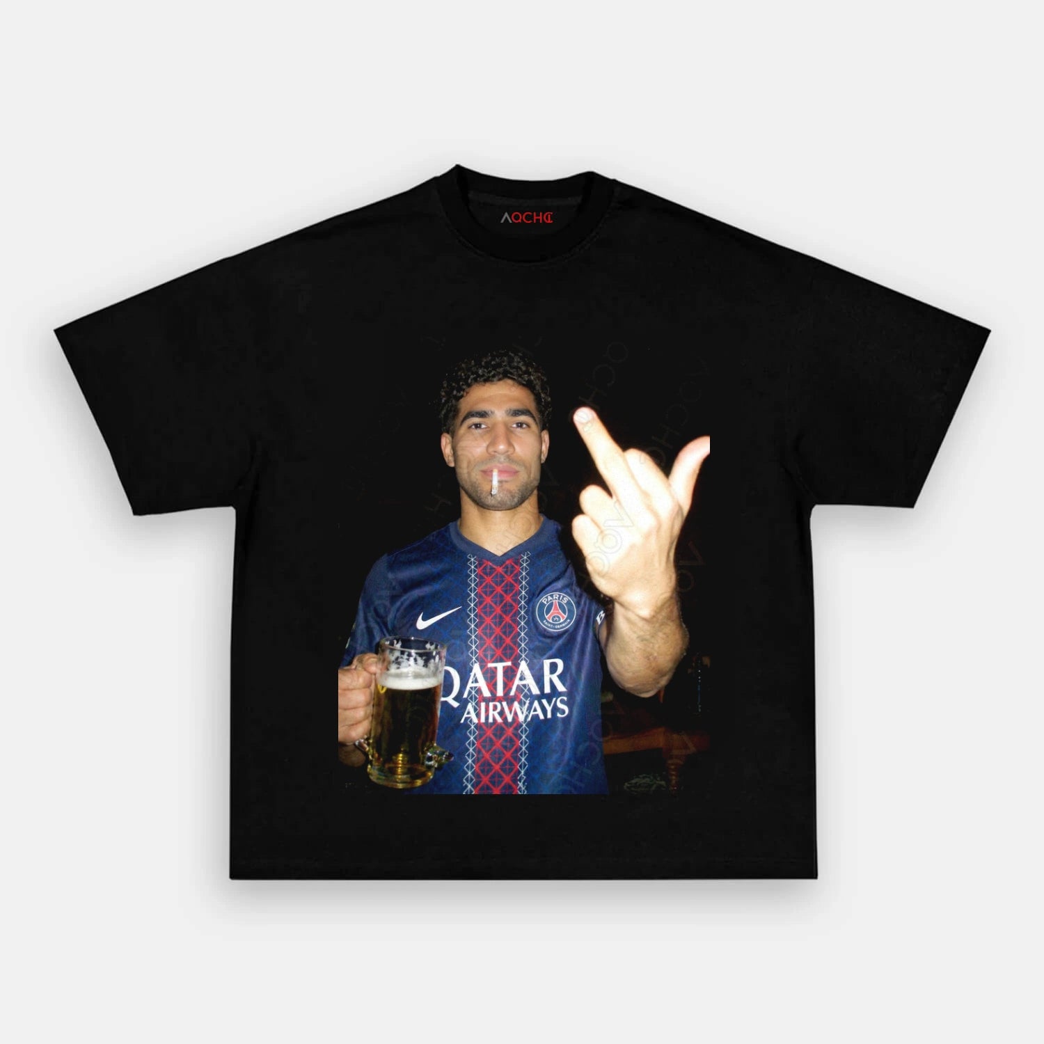 Achraf Hakimi After Hours Tee 1 - AQCHIC