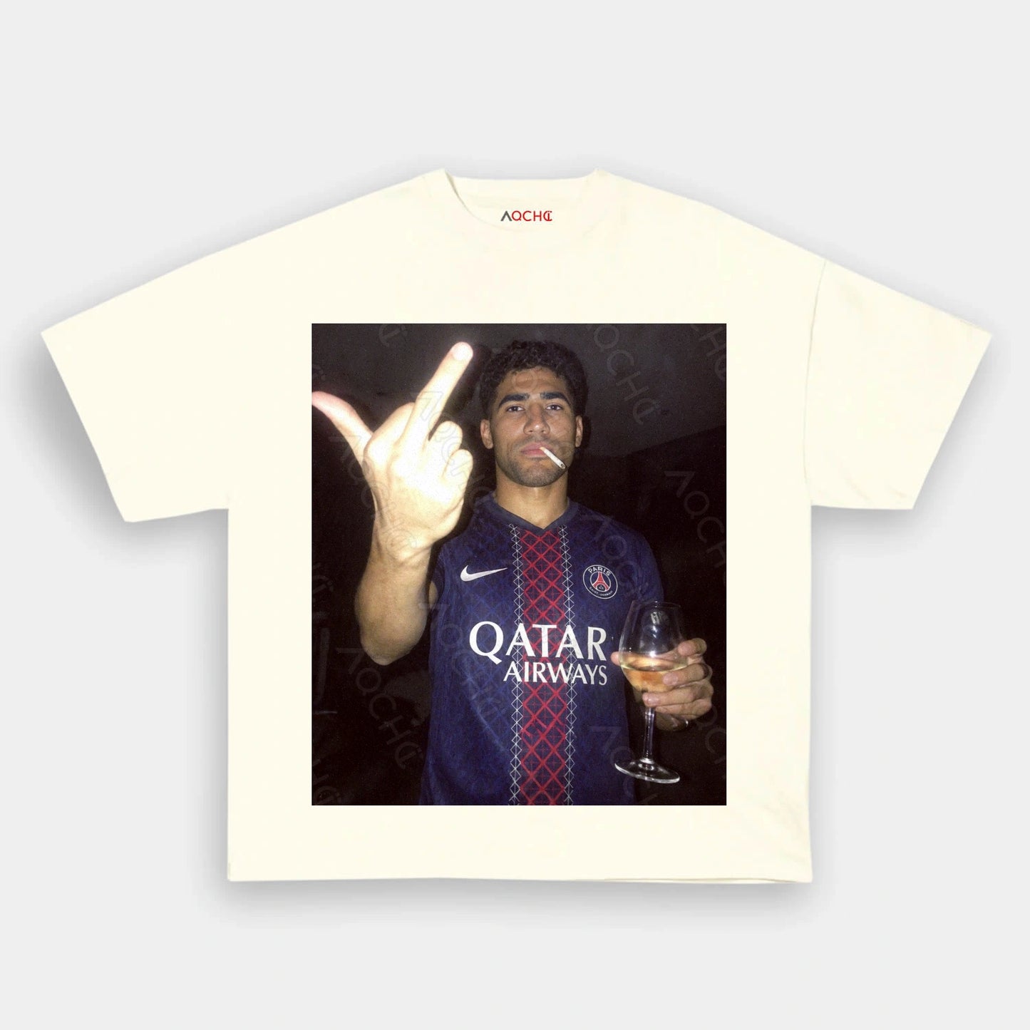 Achraf Hakimi After Hours Tee 2 - AQCHIC