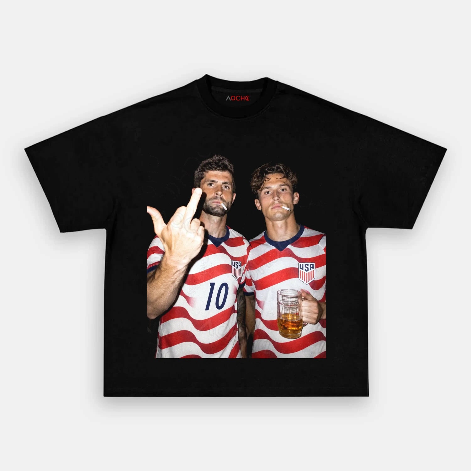 American Soccer Style Tee 1.1 - AQCHIC