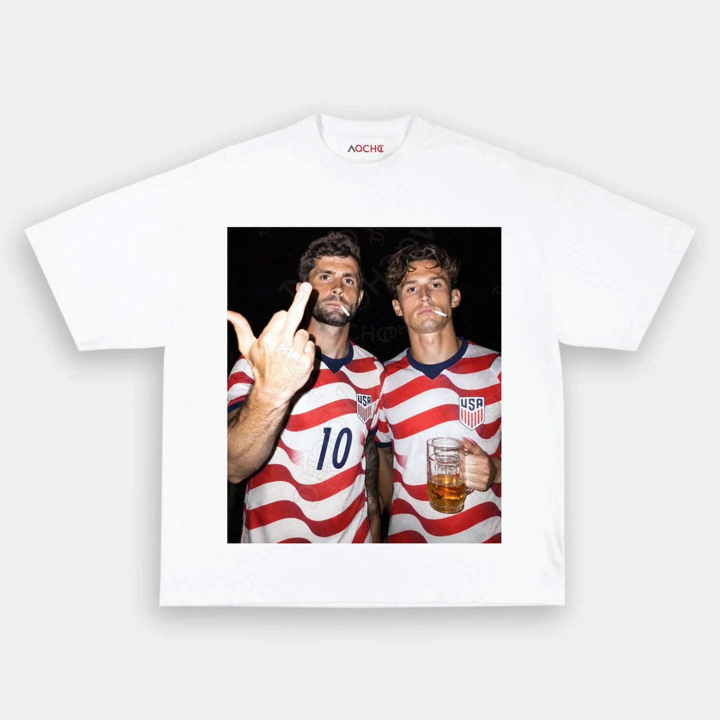 American Soccer Style Tee 1.1 - AQCHIC