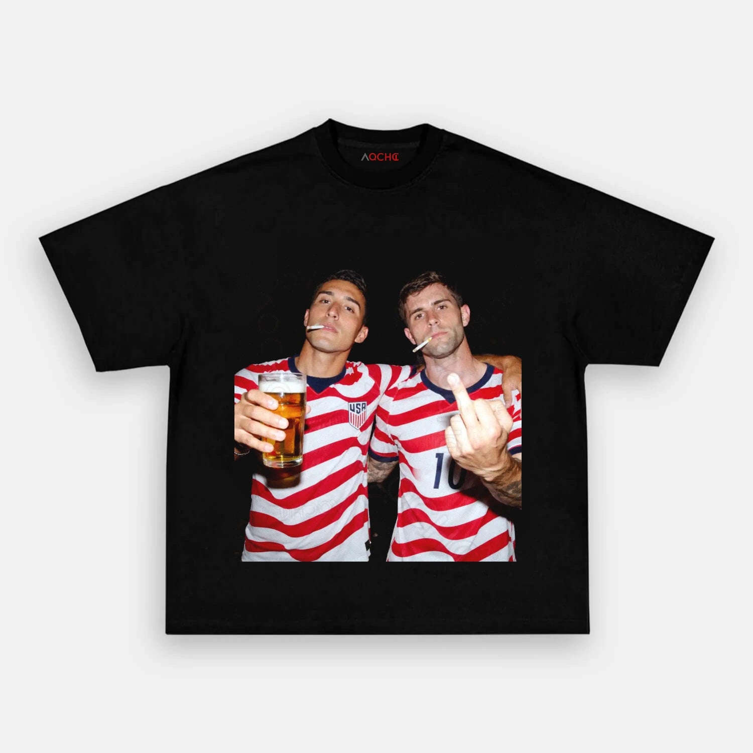 American Soccer Style Tee 1.2 - AQCHIC