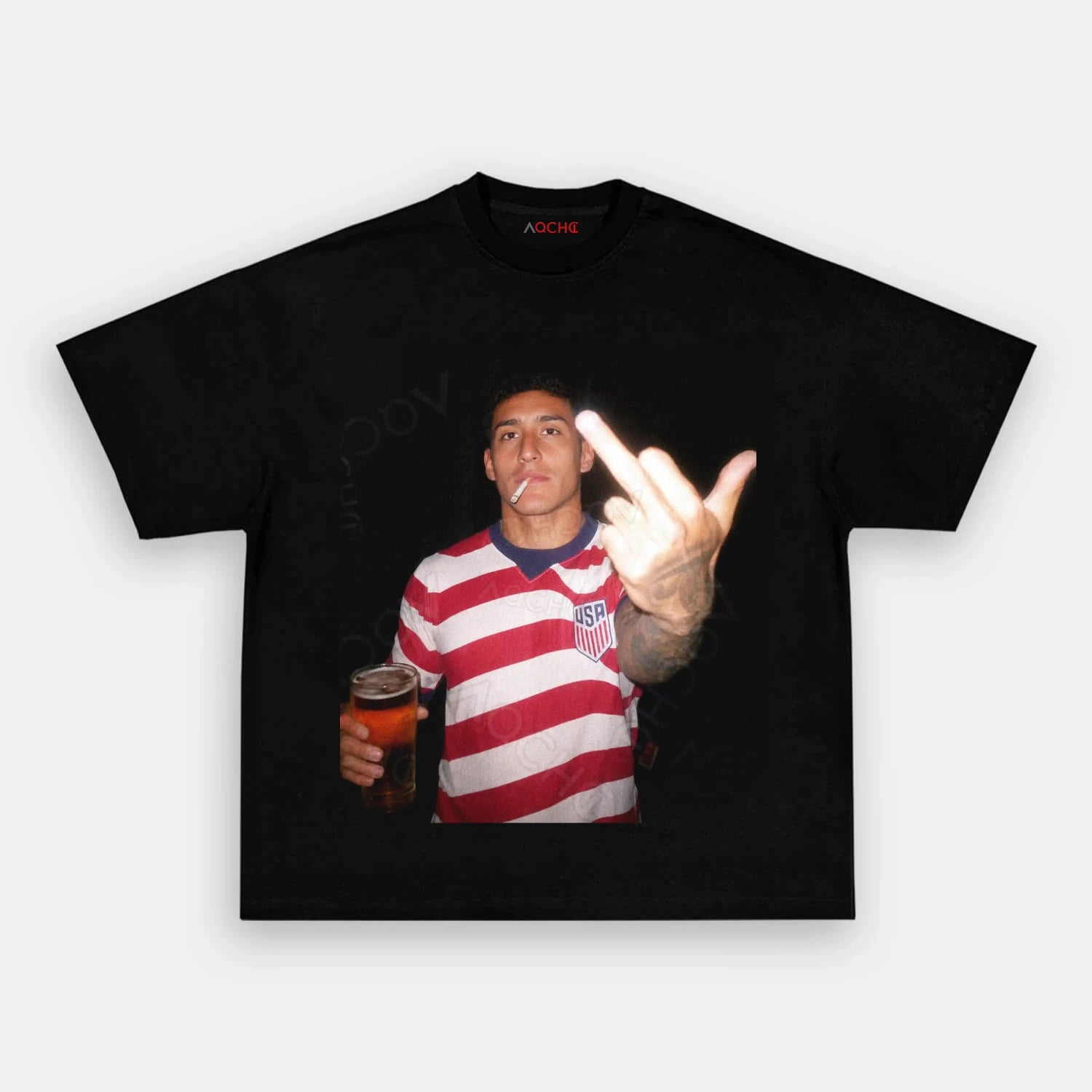 American Soccer Style Tee 1.4 - AQCHIC