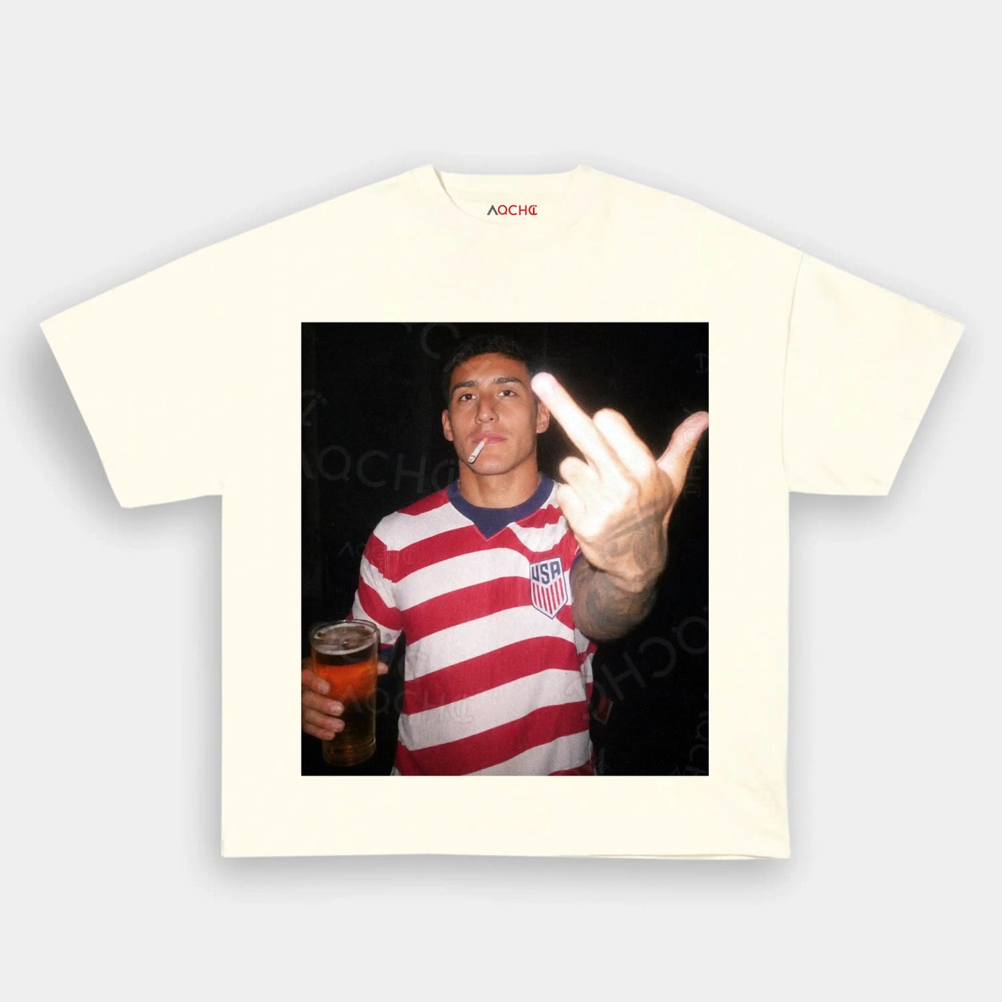 American Soccer Style Tee 1.4 - AQCHIC