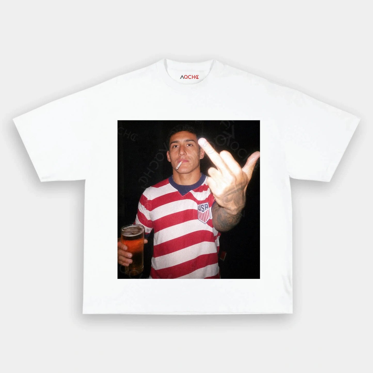 American Soccer Style Tee 1.4 - AQCHIC