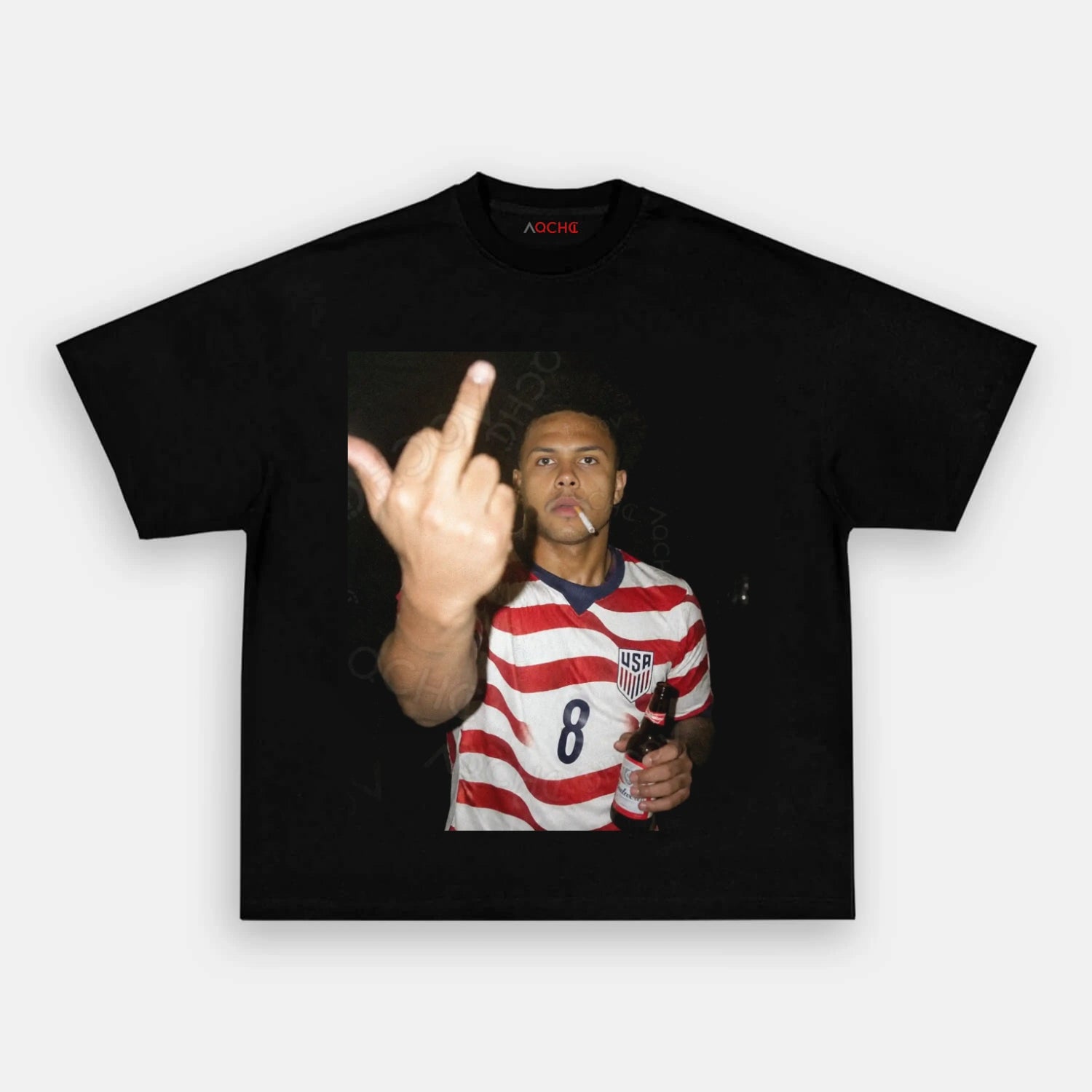 American Soccer Style Tee 1 - AQCHIC