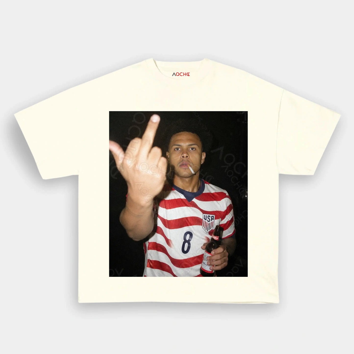 American Soccer Style Tee 1 - AQCHIC