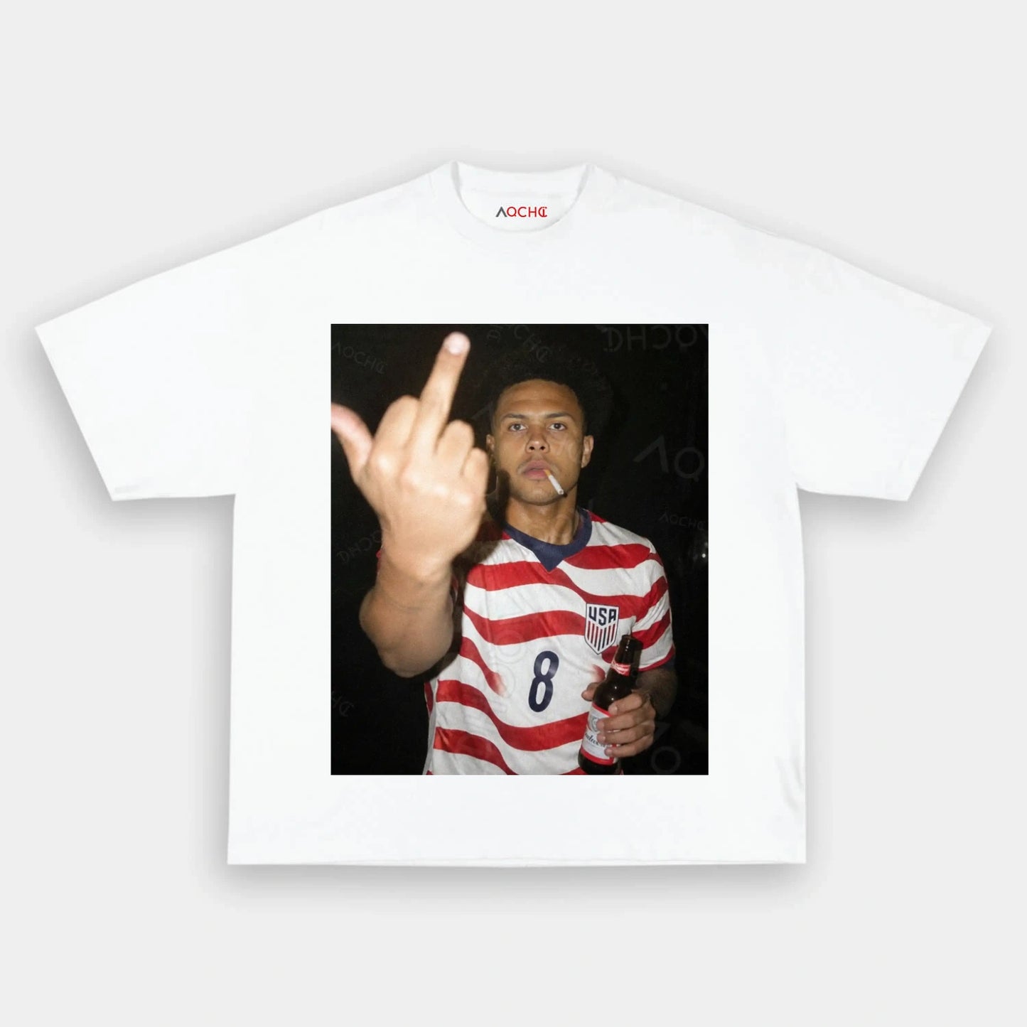 American Soccer Style Tee 1 - AQCHIC