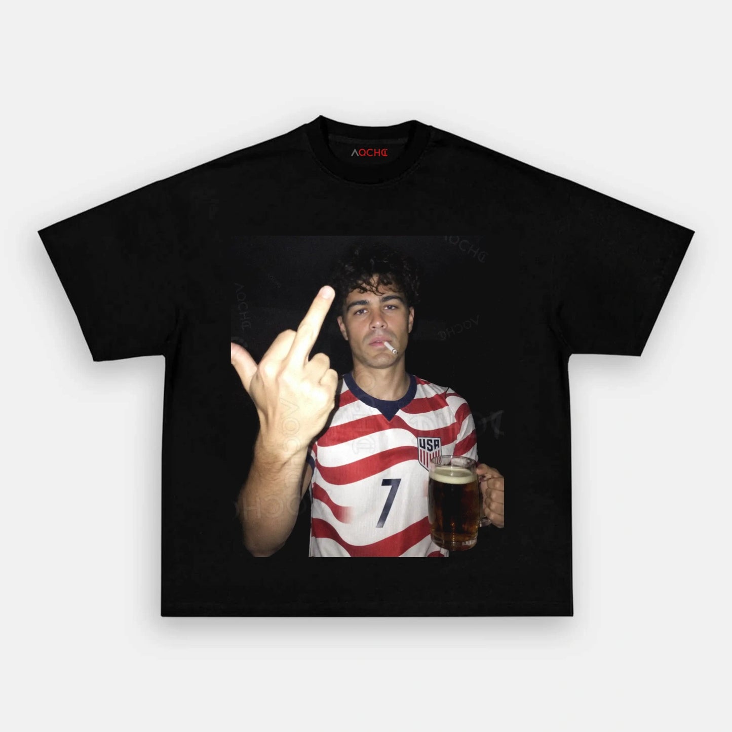 American Soccer Style Tee 2 - AQCHIC