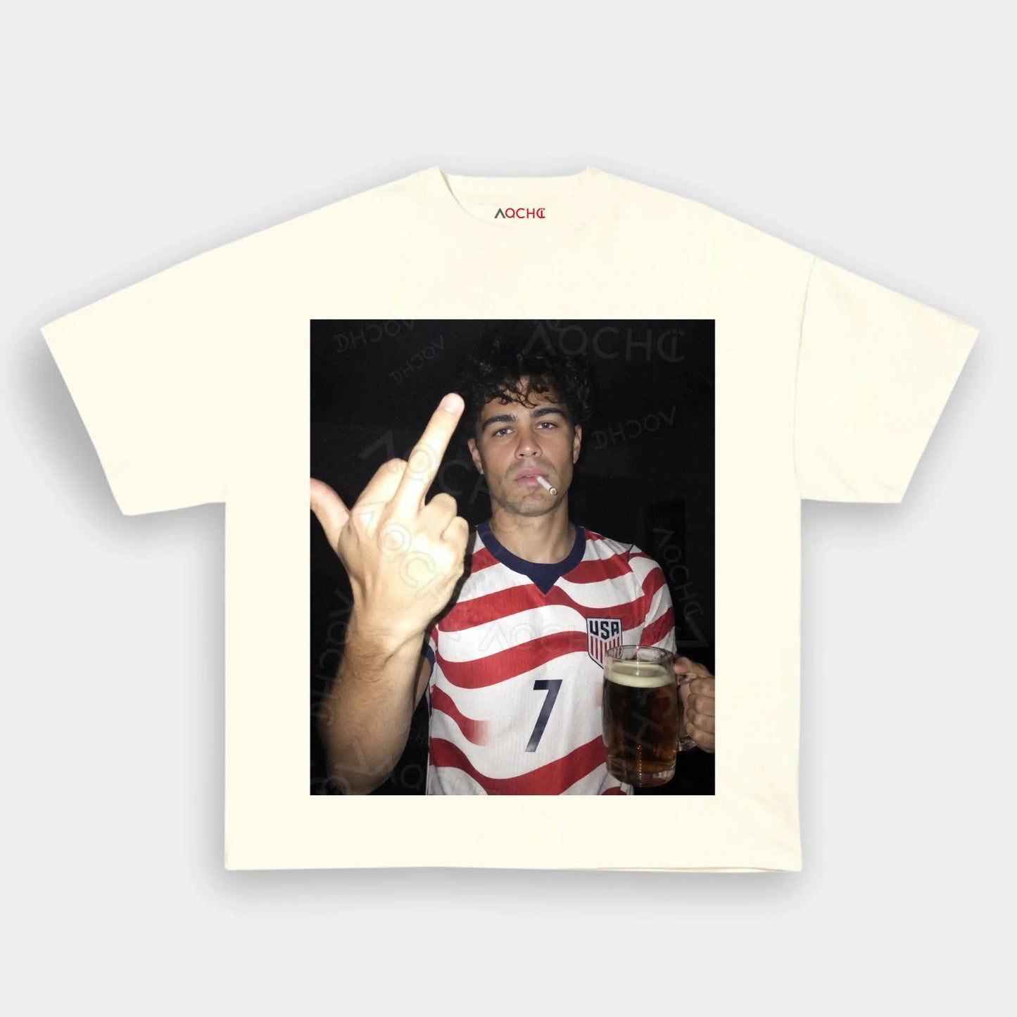 American Soccer Style Tee 2 - AQCHIC