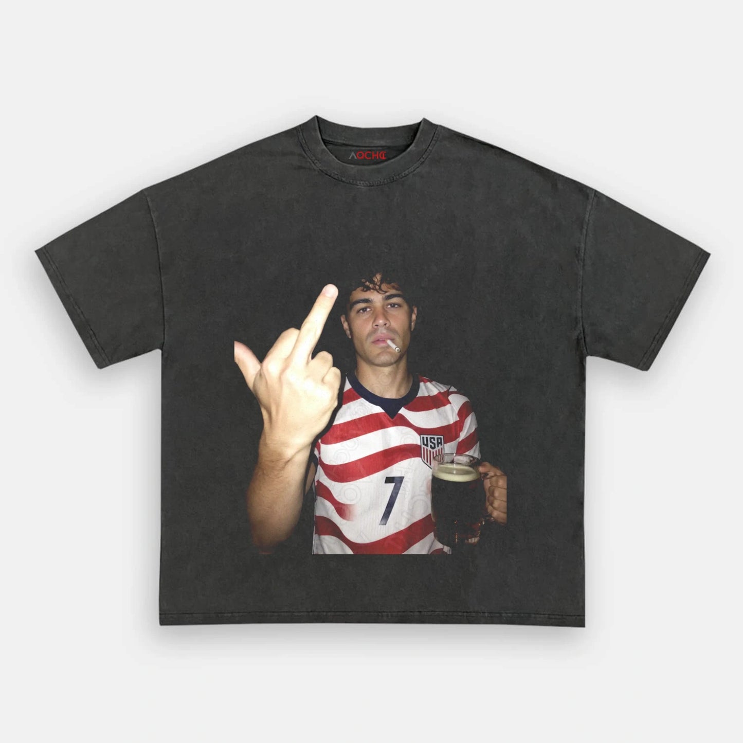 American Soccer Style Tee 2 - AQCHIC
