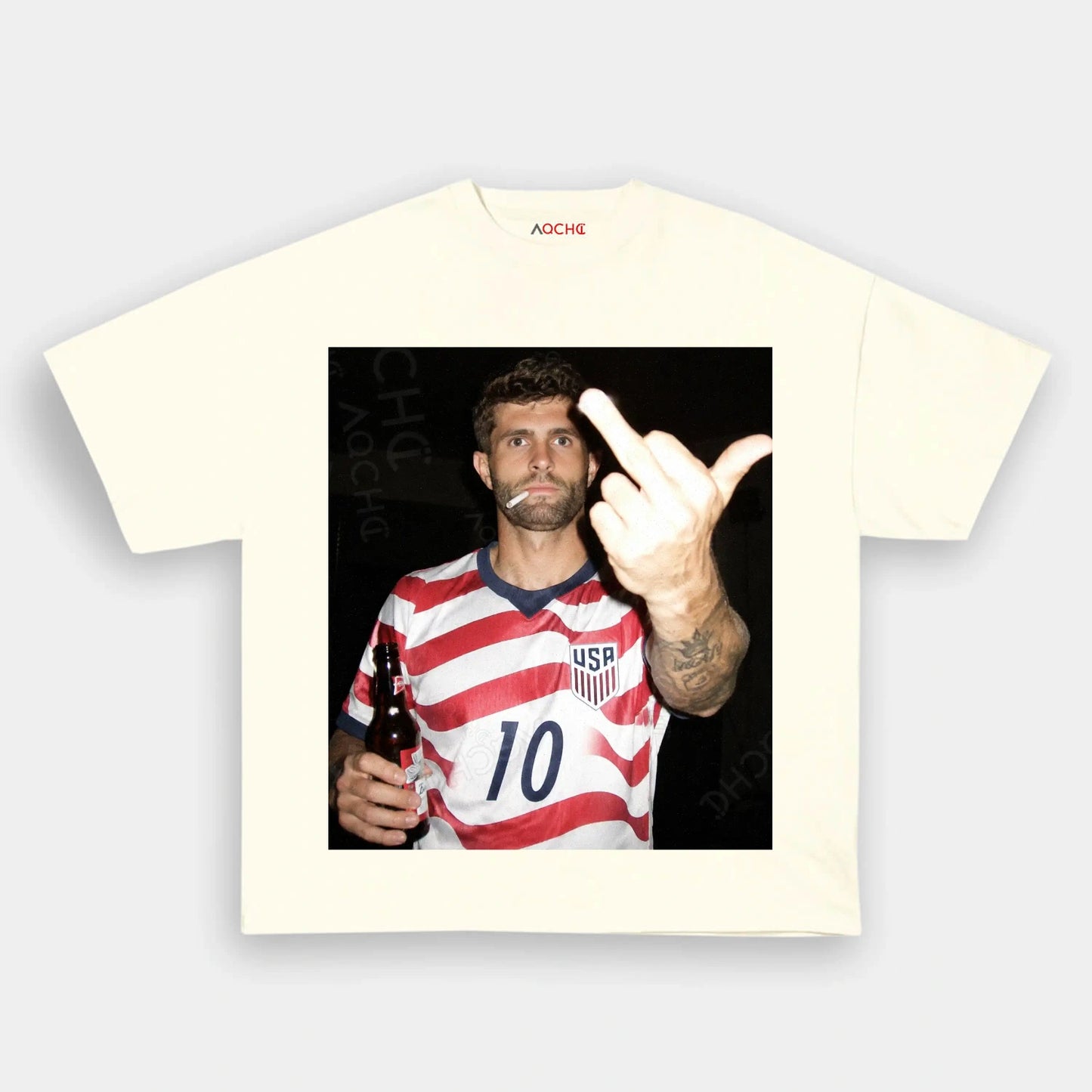 American Soccer Style Tee 3 - AQCHIC