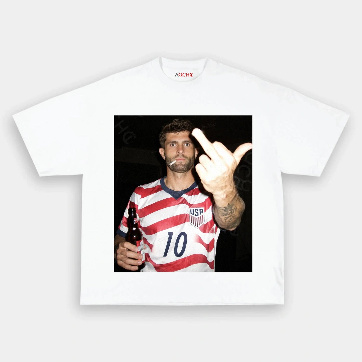 American Soccer Style Tee 3 - AQCHIC