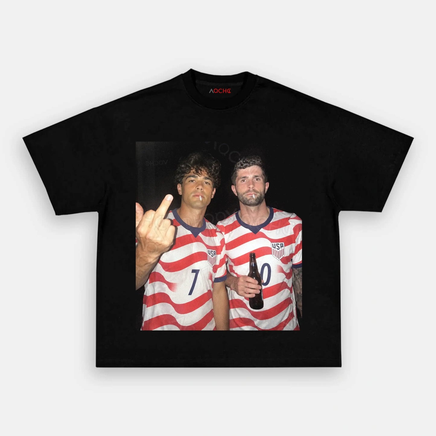 American Soccer Style Tee 6 - AQCHIC