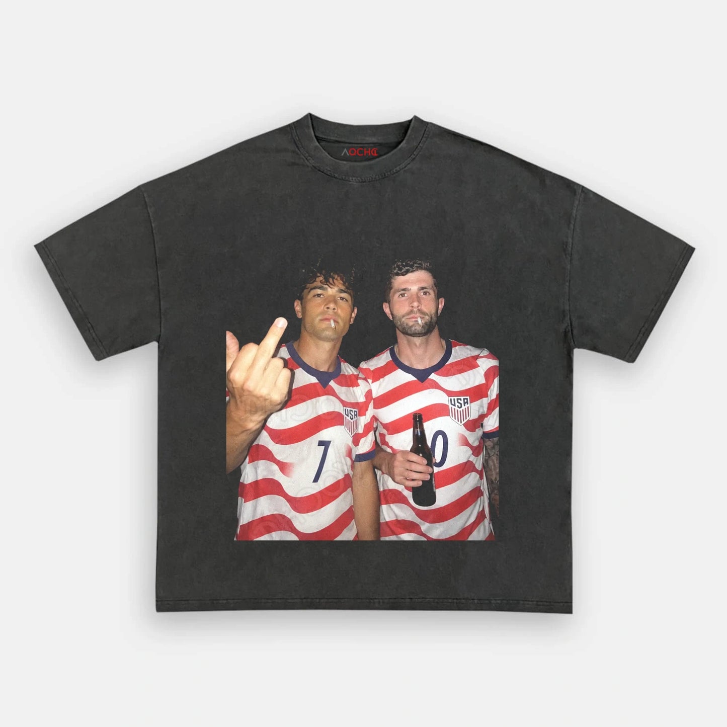 American Soccer Style Tee 6 - AQCHIC