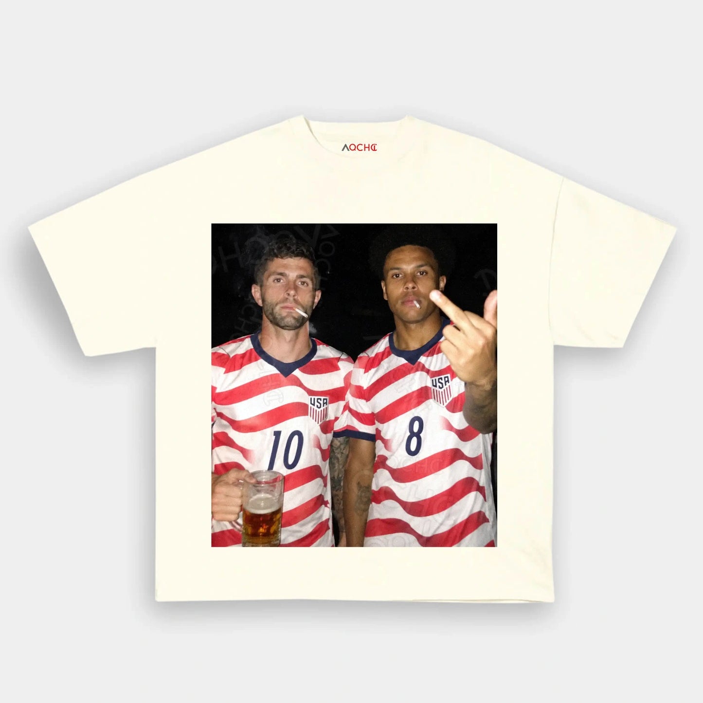 American Soccer Style Tee 7 - AQCHIC